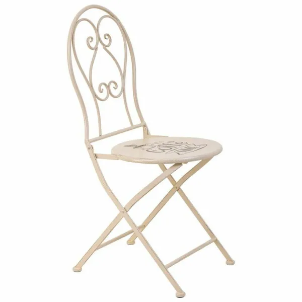 Stalo rinkinys su 2 kėdėmis Alexandra House Living Balta 60 x 75 x 60 cm