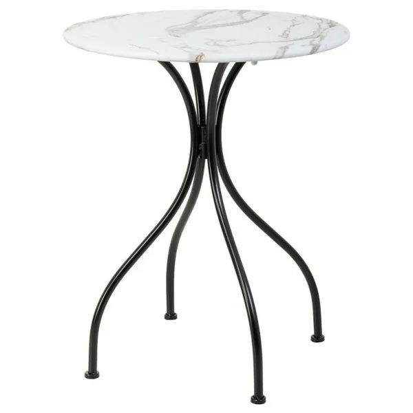 Galda komplekts ar 2 krēsliem Alexandra House Living Balts Melns 60 x 75 x 60 cm