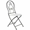 Galda komplekts ar 2 krēsliem Alexandra House Living Balts Melns 60 x 75 x 60 cm