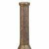 Vāze Alexandra House Living Pelēks Bronza Polirezīns 17 x 100 x 17 cm