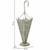 Lietussargu statnis Alexandra House Living Sudrabs 29 x 81 x 34 cm
