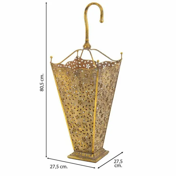 Sateenvarjoteline Alexandra House Living Kulta 27 x 80 x 27 cm