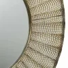 Sienas spogulis Alexandra House Living Bronza 5 x 80 x 80 cm Apļi