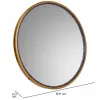Wall mirror Alexandra House Living Golden 2 x 61 x 61 cm Circle