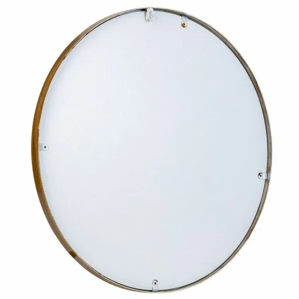 Wall mirror Alexandra House Living Golden 2 x 61 x 61 cm Circle