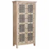 Spintelė Alexandra House Living Balta Mango mediena 40 x 180 x 90 cm