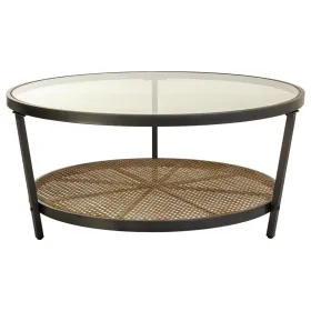 Centrinis stalas Alexandra House Living Ruda stiklas Geležis 91 x 41 x 91 cm