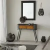 Vestibila galds ar atvilktnēm Alexandra House Living Brūns 35 x 81 x 90 cm