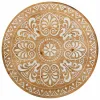 Sienu dekors Alexandra House Living Brūns Egles koksne Koks MDF 60 x 60 cm