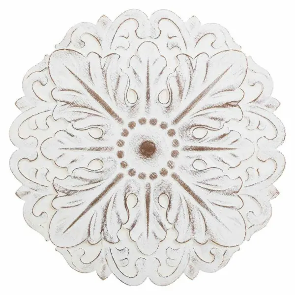 Sienu dekors Alexandra House Living Balts Egles koksne Koks MDF 3 x 60 x 60 cm