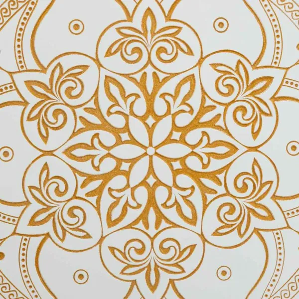 Sienu dekors Alexandra House Living Balts Egles koksne Koks MDF 2 x 60 x 60 cm