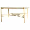 Centrinis stalas Alexandra House Living Balta Metalinis Eglės mediena Medžio MDF 80 x 36 x 80 cm