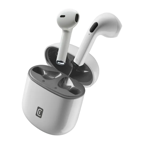 Cellularline Style Color - Bluetooth V5.3 TWS wireless headphones with charging case (white)