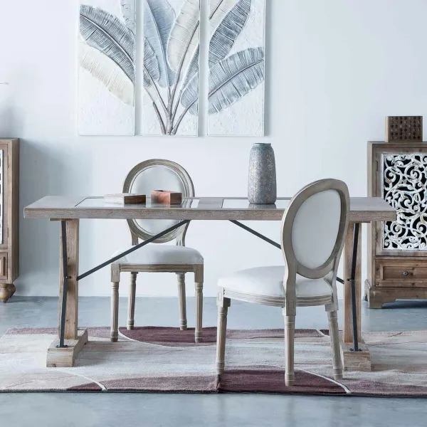 Galds Alexandra House Living Brūns 85 x 78 x 180 cm