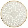 Sienų dekoracija Alexandra House Living Balta Metalinis Medžio MDF 3 x 87 x 87 cm