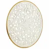 Sienų dekoracija Alexandra House Living Balta Metalinis Medžio MDF 3 x 87 x 87 cm