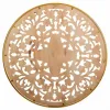 Sienų dekoracija Alexandra House Living Balta Metalinis Medžio MDF 3 x 87 x 87 cm