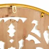 Sienų dekoracija Alexandra House Living Balta Metalinis Medžio MDF 3 x 87 x 87 cm