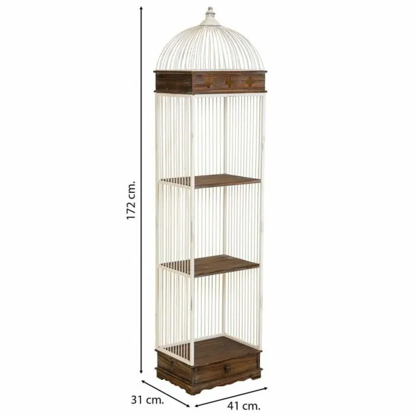 Lentyna Alexandra House Living Balta Metalinis Medžio MDF 31 x 172 x 41 cm