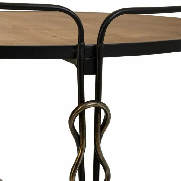Centrinis stalas Alexandra House Living Ruda Metalinis Eglės mediena Medžio MDF 78 x 53 x 78 cm