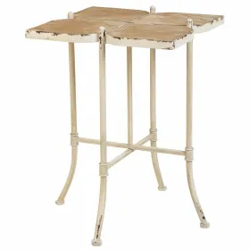 Centrinis stalas Alexandra House Living Balta Metalinis Eglės mediena Medžio MDF 48 x 66 x 48 cm