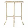 Centrālais galds Alexandra House Living Balts Metāls Egles koksne Koks MDF 48 x 66 x 48 cm