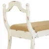 Taburetė Alexandra House Living Balta Kempinė Eglės mediena Medžio MDF 45 x 78 x 139 cm