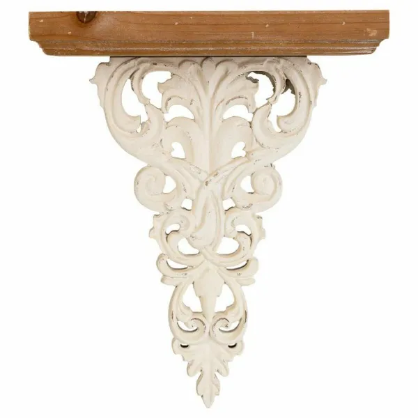 Lentynos Alexandra House Living Balta Eglės mediena Medžio MDF 37 x 15 x 30 cm