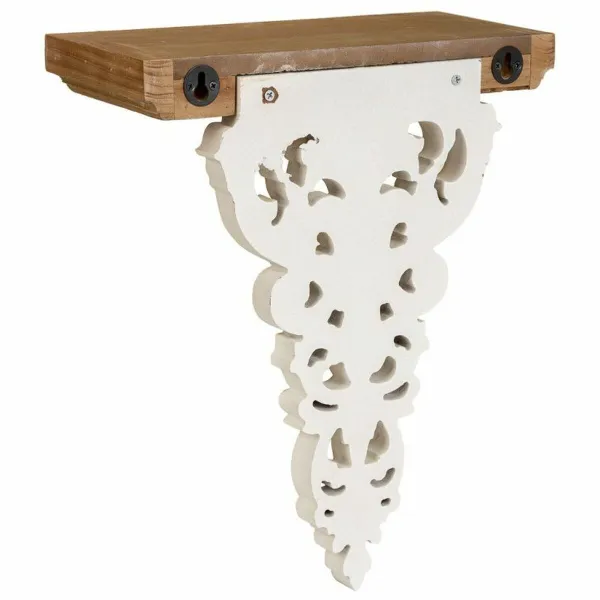 Полки Alexandra House Living Белый древесина ели Деревянный MDF 37 x 15 x 30 cm