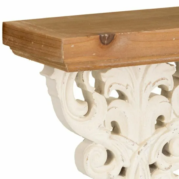 Lentynos Alexandra House Living Balta Eglės mediena Medžio MDF 37 x 15 x 30 cm