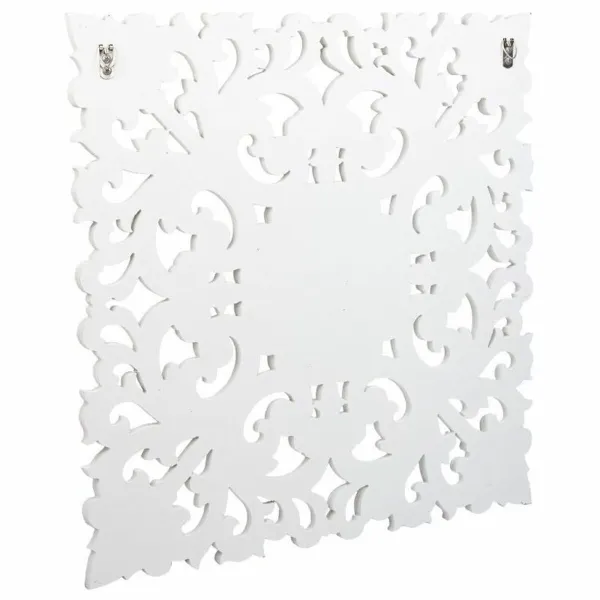 Wall Decoration Alexandra House Living White Fir wood MDF Wood 1 x 56 x 56 cm
