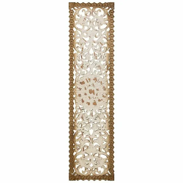 Seinäkoriste Alexandra House Living Valkoinen Puu MDF 2 x 108 x 27 cm