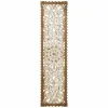 Sienų dekoracija Alexandra House Living Balta Medžio MDF 2 x 108 x 27 cm