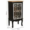 Esittelyteline Alexandra House Living Lasi Kuusi Puu MDF 36 x 100 x 50 cm
