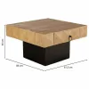 Centrinis stalas Alexandra House Living Ruda Eglės mediena Medžio MDF 86 x 46 x 81 cm