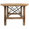 Centrinis stalas Alexandra House Living Ruda Eglės mediena Medžio MDF 60 x 50 x 120 cm