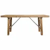 Centrālais galds Alexandra House Living Brūns Egles koksne Koks MDF 60 x 50 x 120 cm