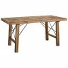 Stalas Alexandra House Living Ruda 80 x 77 x 160 cm