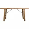 Table Alexandra House Living Brown 80 x 77 x 160 cm