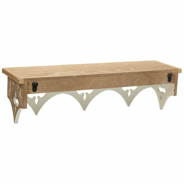 Lentynos Alexandra House Living Ruda Eglės mediena Medžio MDF 18 x 17 x 60 cm