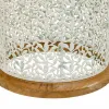 Centre Table Alexandra House Living Brown Metal Fir wood MDF Wood 43 x 55 x 43 cm