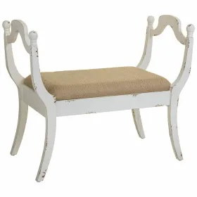 Taburetė Alexandra House Living Balta Kempinė Eglės mediena Medžio MDF 45 x 78 x 90 cm