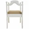 Taburetė Alexandra House Living Balta Kempinė Eglės mediena Medžio MDF 45 x 78 x 90 cm