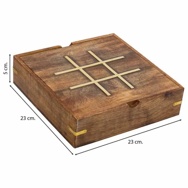 Tradicionālo spēļu komplekts Alexandra House Living Brūns 23 x 5 x 23 cm 5-in-1