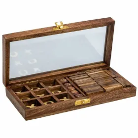 Tradicionālo spēļu komplekts Alexandra House Living Brūns 13 x 4 x 28 cm 3-vienā