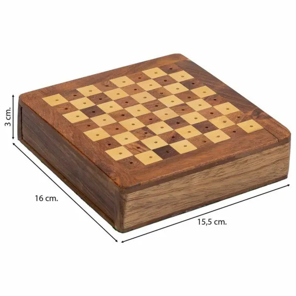 Tradicionālo spēļu komplekts Alexandra House Living Brūns 16 x 3 x 15 cm 3-vienā