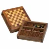 Tradicionālo spēļu komplekts Alexandra House Living Brūns 16 x 3 x 15 cm 3-vienā