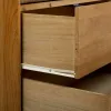 Cupboard Alexandra House Living Brown Rope Fir wood Paolownia wood 45 x 170 x 80 cm 45 x 170 x 75 cm