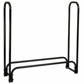 Rąstinis steovas Alexandra House Living Juoda Geležis 34 x 124 x 124 cm