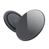 Crong PowerSpot Fast Wireless Charger – Aluminum 15W USB-C Qi Wireless Charger with Tempered Glass Cover (Shadow Black)